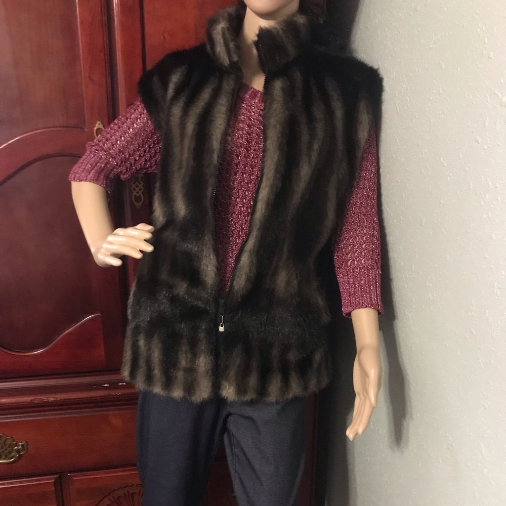Gorgeous Fur Vest In Excellent Condition.